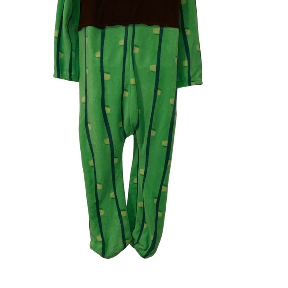 Briefly Stated Sheriff Unionsuit Mens 2XL Costume Pajamas PJs Halloween Green - Picture 8 of 9
